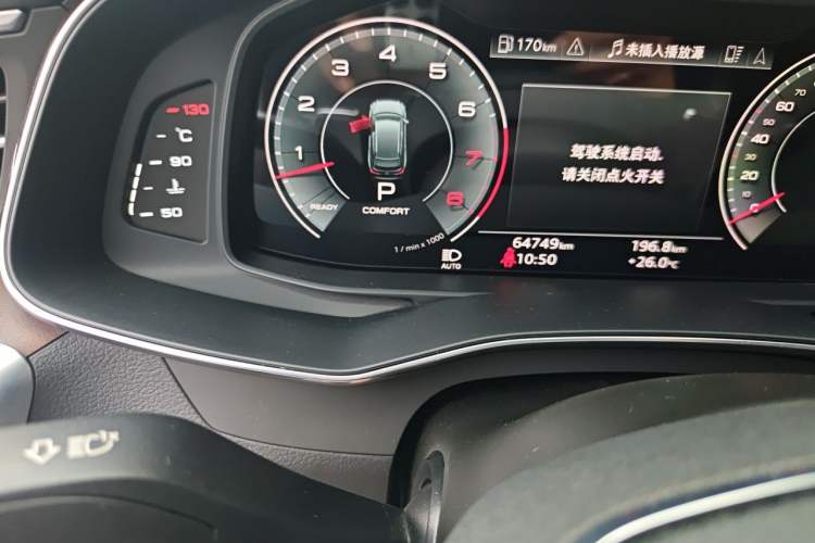 Used Audi A6 2021 allroad quattro Explorer 55 TFSI Prestige Off-Road Model Odometer Close Up