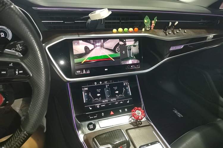 Used Audi A6 2021 allroad quattro Explorer 55 TFSI Prestige Off-Road Model Audio And AC Panel