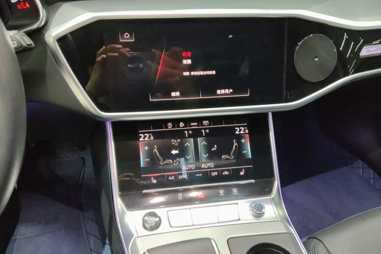 Used Audi A6 2021 allroad quattro Explorer 55 TFSI Prestige Off-Road Model Audio And AC Panel