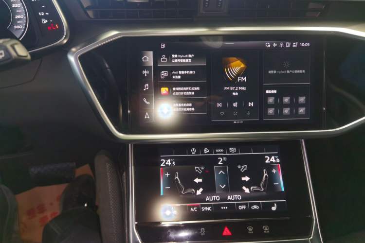 Used Audi A6 2021 allroad quattro Explorer 55 TFSI Prestige Off-Road Model Audio And AC Panel