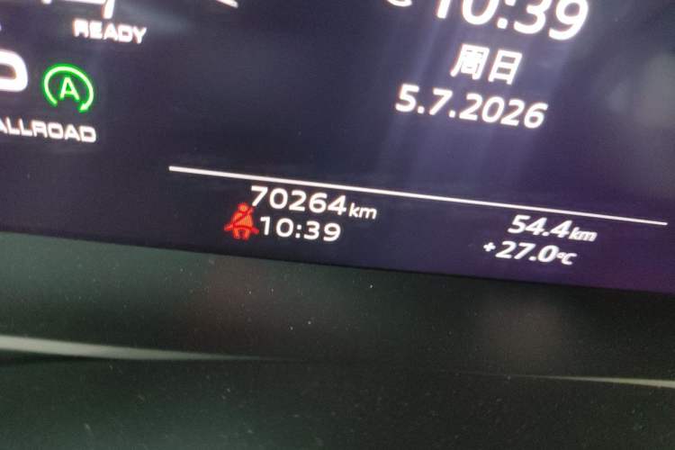 Used Audi A6 2021 allroad quattro Explorer 55 TFSI Prestige Off-Road Model Odometer Close Up
