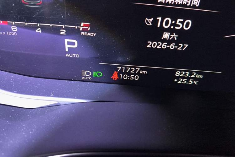 Used Audi A6 2021 allroad quattro Explorer 55 TFSI Prestige Off-Road Model Odometer Close Up