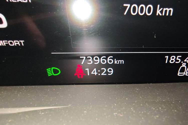 Used Audi A6 2021 allroad quattro Explorer 55 TFSI Prestige Off-Road Model Odometer Close Up