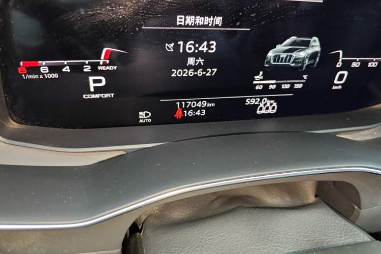 Used Audi A6 2021 allroad quattro Explorer 55 TFSI Prestige Off-Road Model Odometer Close Up