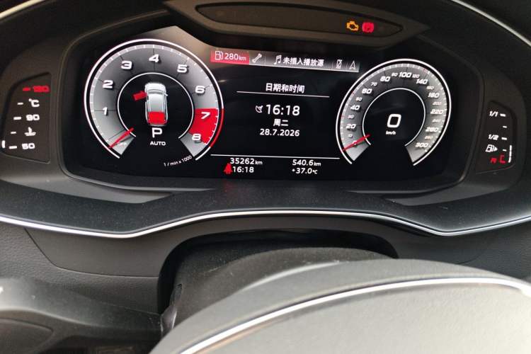 Used Audi A6 2021 Avant Avant-garde 45 TFSI Prestige Dynamic Edition Odometer Close Up