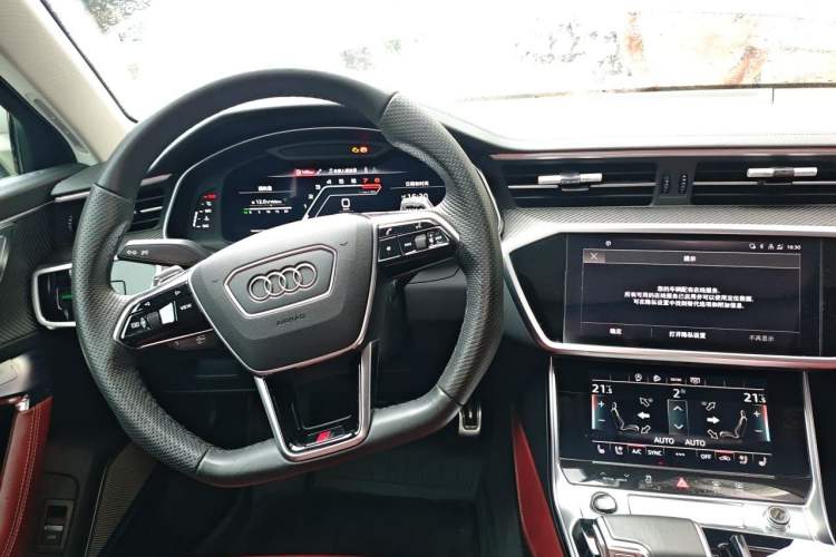 Used Audi A6 2021 allroad quattro Explorer 55 TFSI Prestige Off-Road Model Steering Wheel
