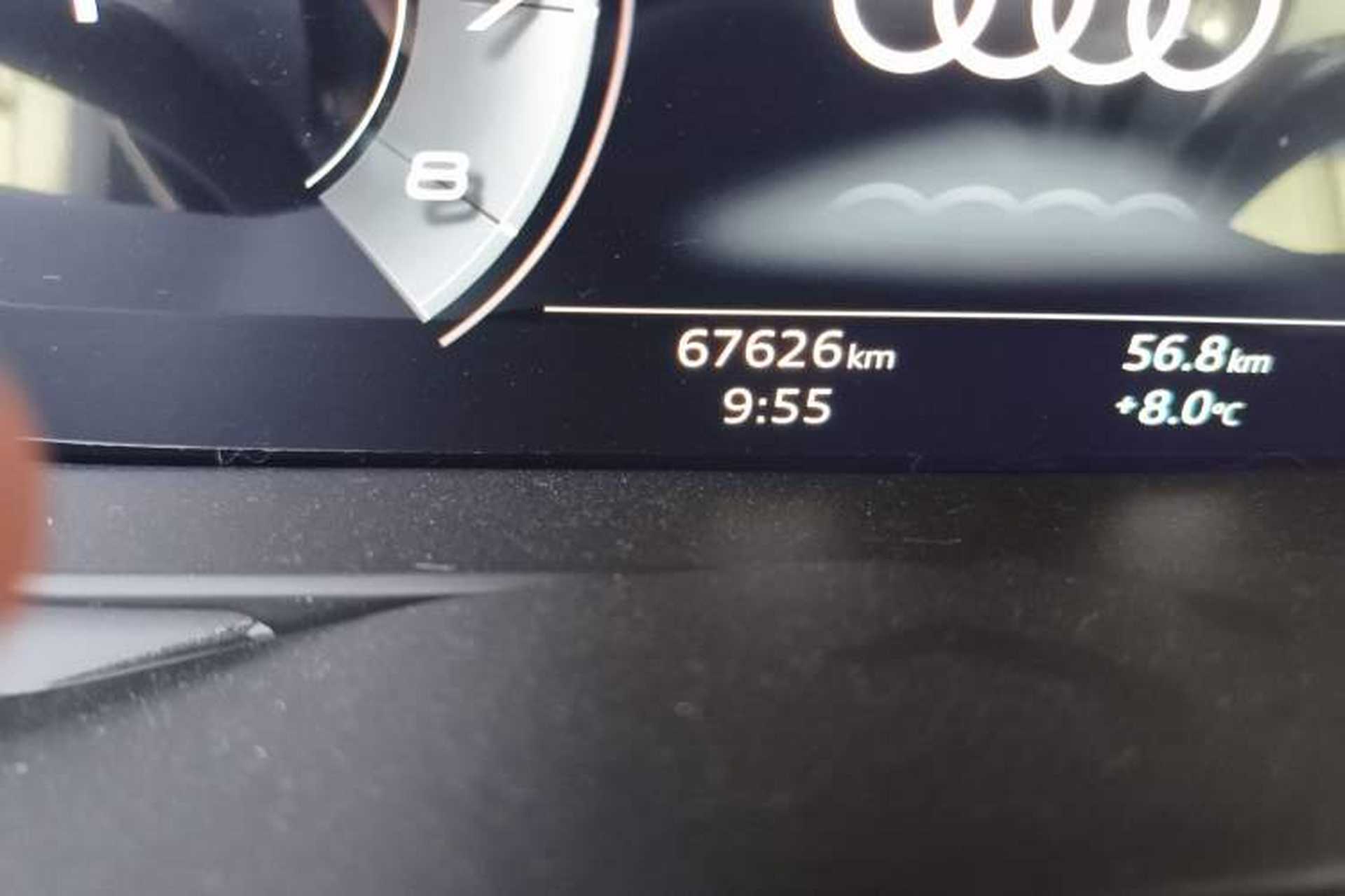 Used Audi A6 2021 allroad quattro Explorer 55 TFSI Prestige Off-Road Model Odometer Close Up