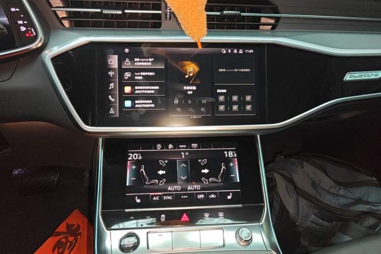 Used Audi A6 2022 allroad quattro Explorer 55 TFSI Prestige Off-Road Model Audio And AC Panel