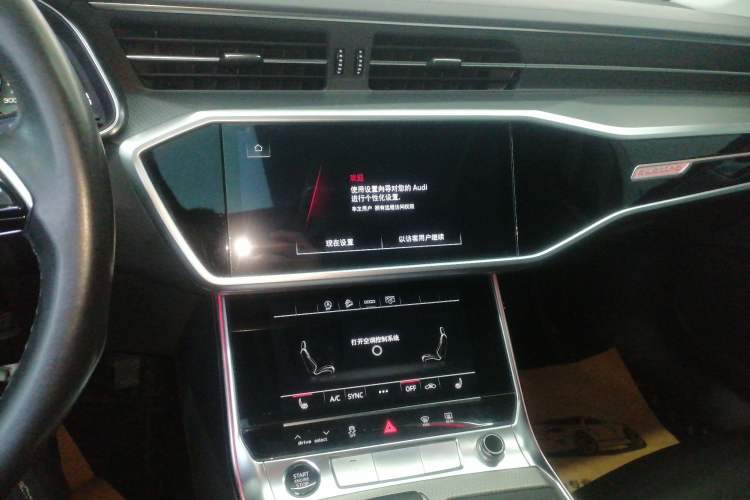 Used Audi A6 2022 allroad quattro Explorer 55 TFSI Prestige Off-Road Model Audio And AC Panel