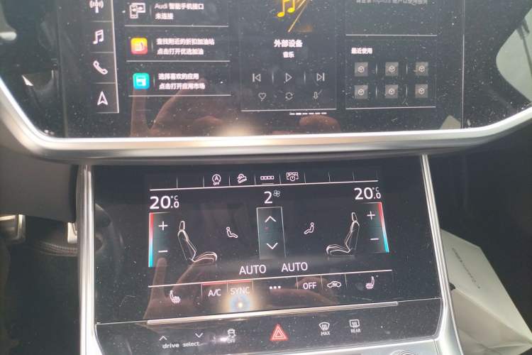 Used Audi A6 2022 allroad quattro Explorer 55 TFSI Prestige Off-Road Model Audio And AC Panel