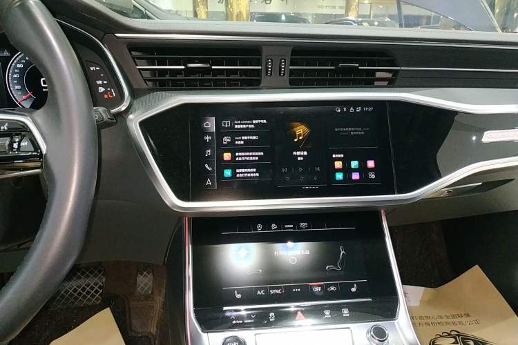 Used Audi A6 2022 allroad quattro Explorer 55 TFSI Prestige Off-Road Model Audio And AC Panel