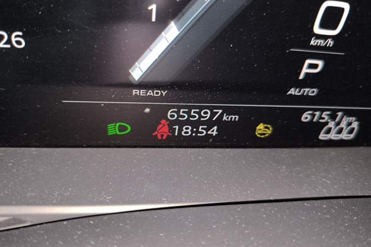Used Audi A6 2022 Avant Futurist 45 TFSI Prestige Dynamic Edition Odometer Close Up