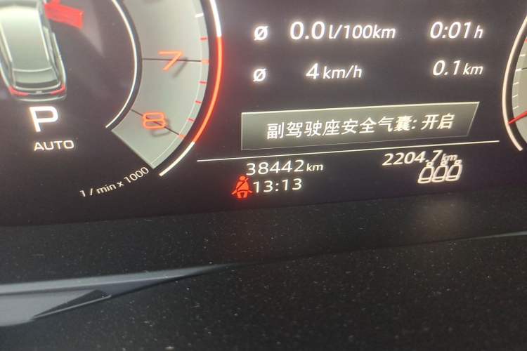 Used Audi A6 2022 Avant Futurist 40 TFSI Luxury Dynamic Model Odometer Close Up