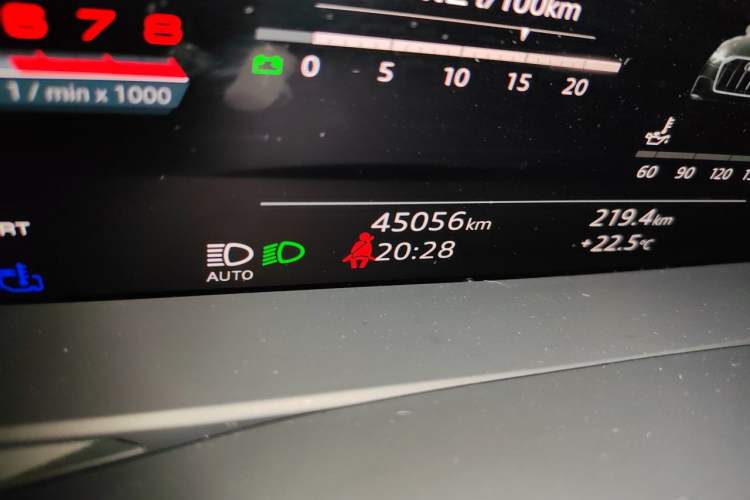 Used Audi A6 2022 allroad quattro Explorer 55 TFSI Prestige Off-Road Model Odometer Close Up