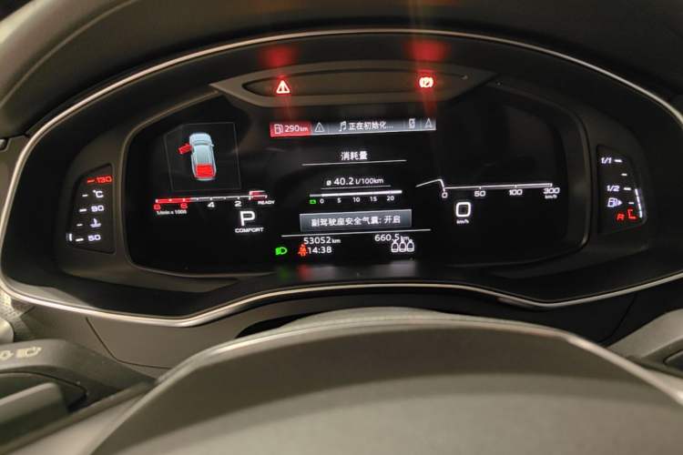 Used Audi A6 2022 allroad quattro Explorer 55 TFSI Prestige Off-Road Model Odometer Close Up