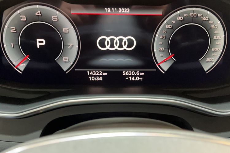 Used Audi A6 2022 Avant Futurist 45 TFSI Prestige Dynamic Edition Odometer Close Up