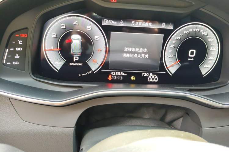 Used Audi A6 2022 Avant Futurist 45 TFSI Prestige Dynamic Edition Odometer Close Up