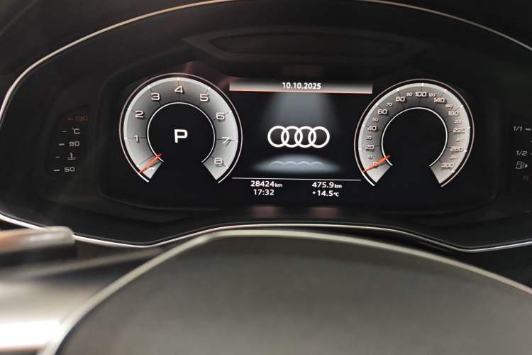Used Audi A6 2022 Avant Futurist 45 TFSI Prestige Dynamic Edition Odometer Close Up