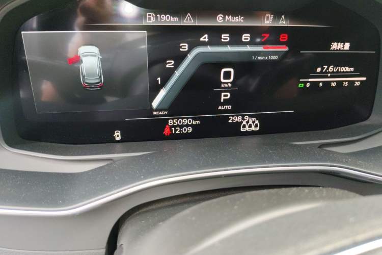 Used Audi A6 2022 Avant Futurist 40 TFSI Luxury Dynamic Model Odometer Close Up