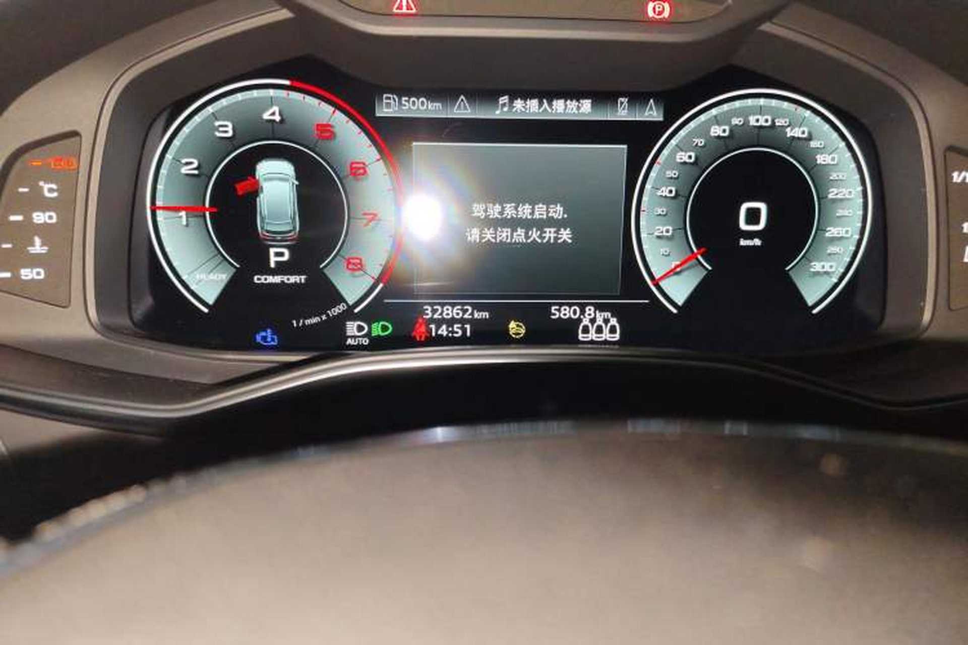 Used Audi A6 2022 allroad quattro Explorer 55 TFSI Prestige Off-Road Model Odometer Close Up