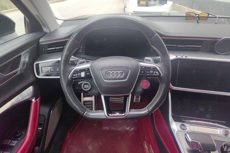 Used Audi A6 2022 allroad quattro Explorer 55 TFSI Prestige Off-Road Model Steering Wheel
