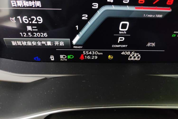 Used Audi A6 2022 allroad quattro Explorer 55 TFSI Prestige Off-Road Model Odometer Close Up