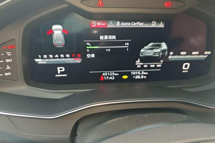 Used Audi A6 2022 Avant Futurist 45 TFSI Prestige Dynamic Edition Odometer Close Up
