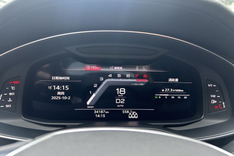 Used Audi A6 2022 Avant Futurist 45 TFSI Prestige Dynamic Edition Odometer Close Up