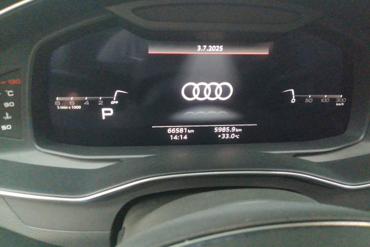 Used Audi A6 2022 Avant Futurist 45 TFSI Prestige Dynamic Edition Odometer Close Up