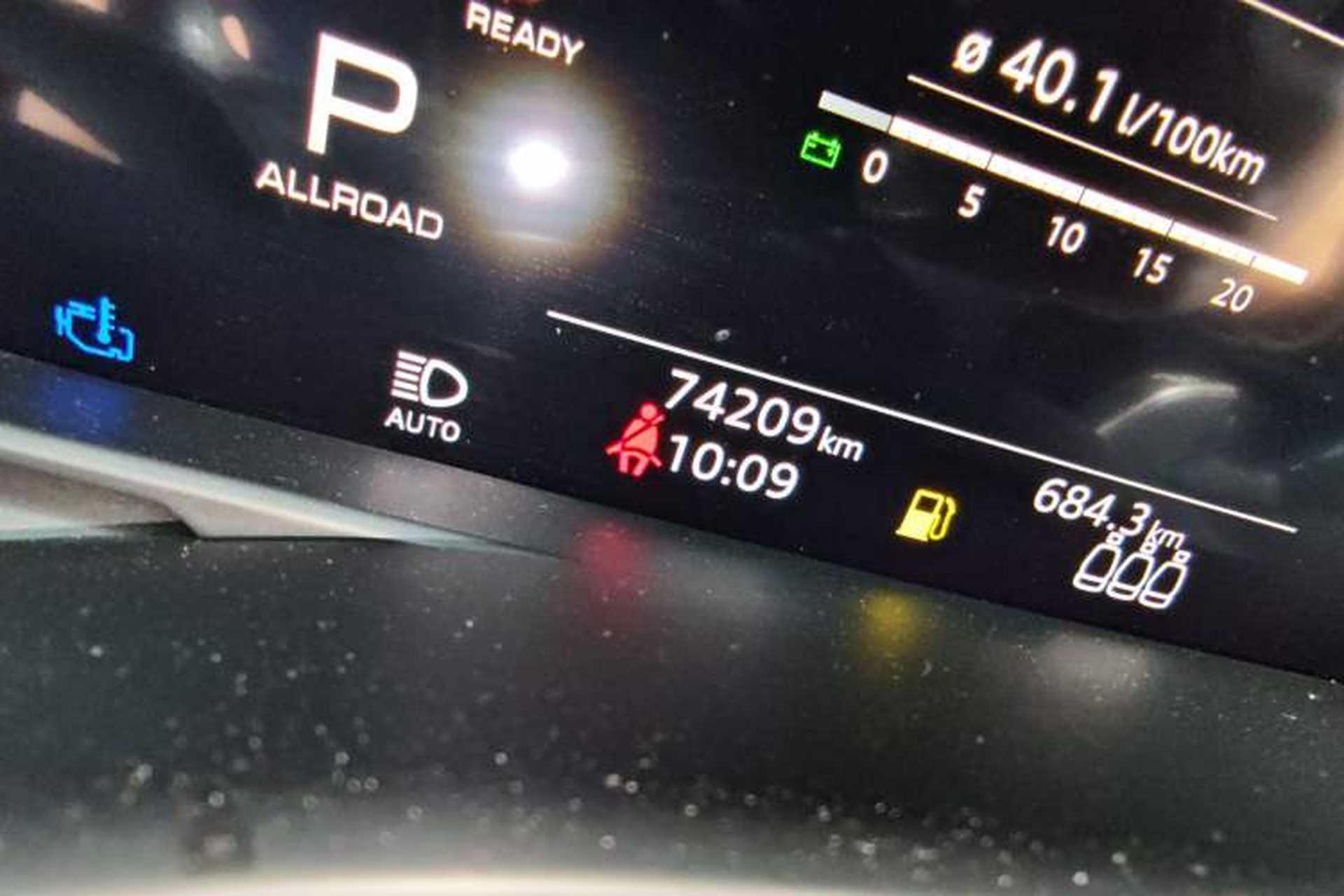 Used Audi A6 2022 allroad quattro Explorer 55 TFSI Prestige Off-Road Model Odometer Close Up