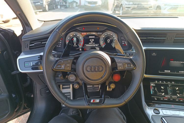Used Audi A6 2022 allroad quattro Explorer 55 TFSI Prestige Off-Road Model Steering Wheel