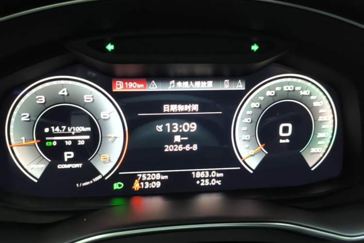Used Audi A6 2022 Avant Futurist 40 TFSI Luxury Dynamic Model Instrument Cluster