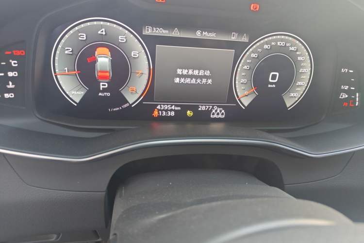 Used Audi A6 2022 Avant Futurist 45 TFSI Prestige Dynamic Edition Odometer Close Up