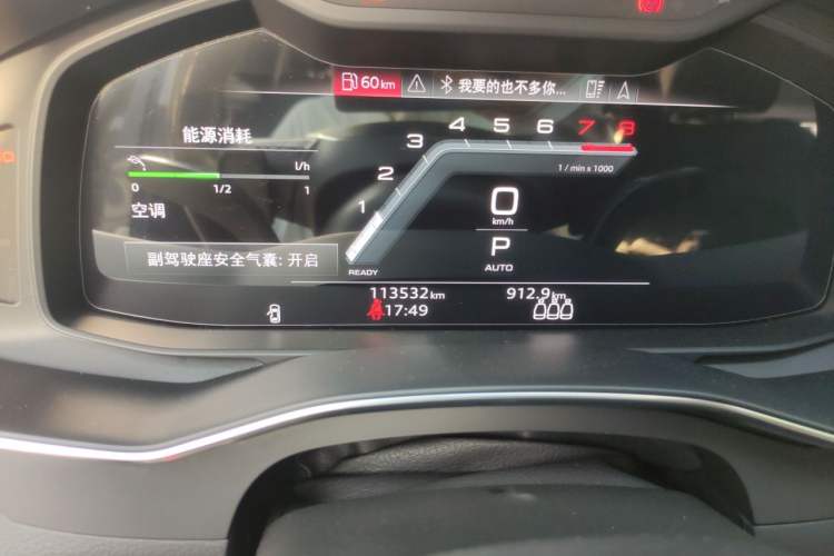Used Audi A6 2022 Avant Futurist 45 TFSI Prestige Dynamic Edition Odometer Close Up