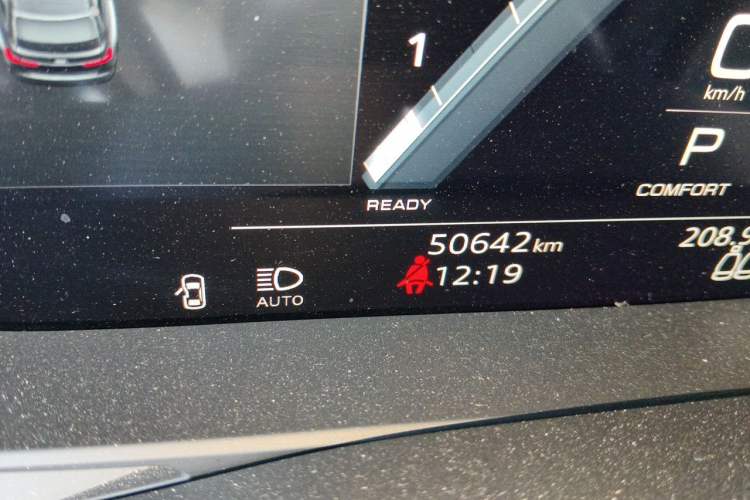 Used Audi A6 2022 allroad quattro Explorer 55 TFSI Prestige Off-Road Model Odometer Close Up