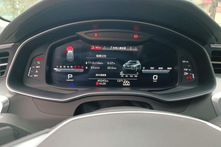 Used Audi A6 2022 allroad quattro Explorer 55 TFSI Prestige Off-Road Model Odometer Close Up