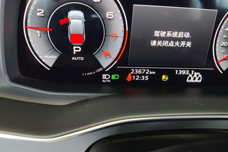Used Audi A6 2023 Avant Futurist 45 TFSI Prestige Dynamic Edition Odometer Close Up