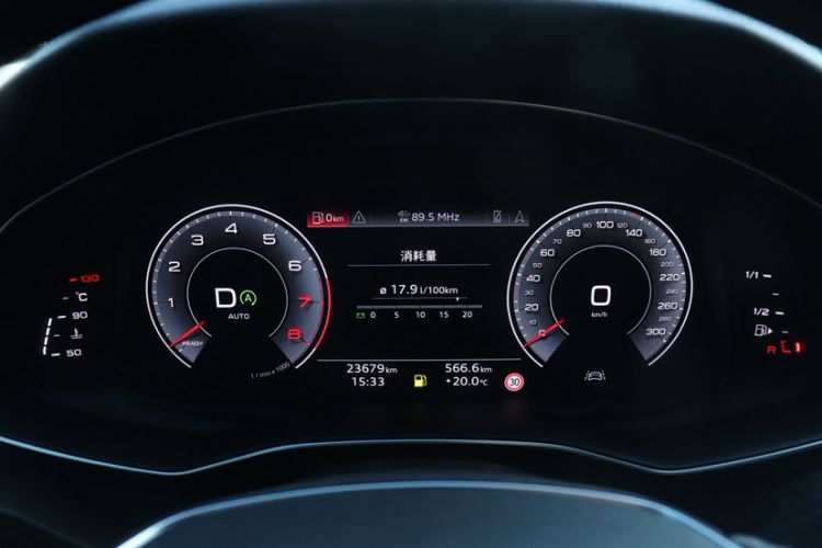Used Audi A6 2023 allroad quattro 55 TFSI Prestige Off-Road Model Odometer Close Up