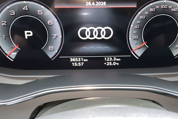 Used Audi A6 2024 allroad quattro 55 TFSI Prestige Off-Road Model Odometer Close Up