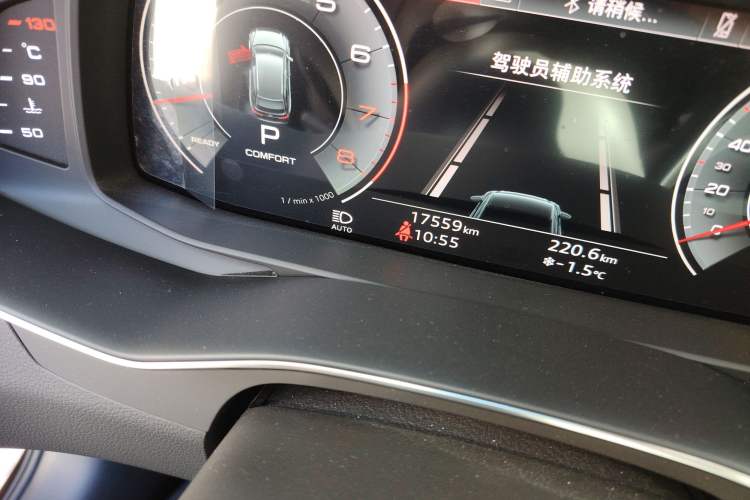 Used Audi A6 2024 allroad quattro 55 TFSI Prestige Off-Road Model Odometer Close Up