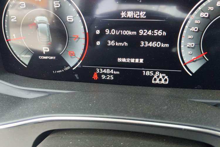 Used Audi A6 2024 Avant Futurist 45 TFSI Prestige Dynamic Edition Odometer Close Up