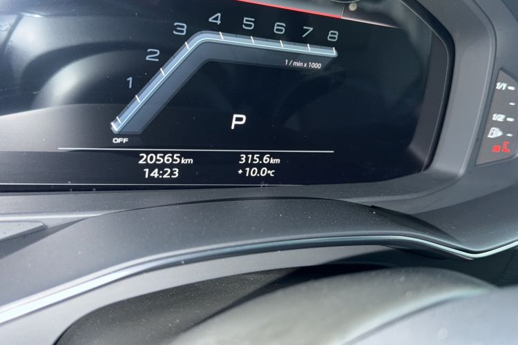 Used Audi A6 2024 Avant Futurist 45 TFSI Prestige Dynamic Edition Odometer Close Up