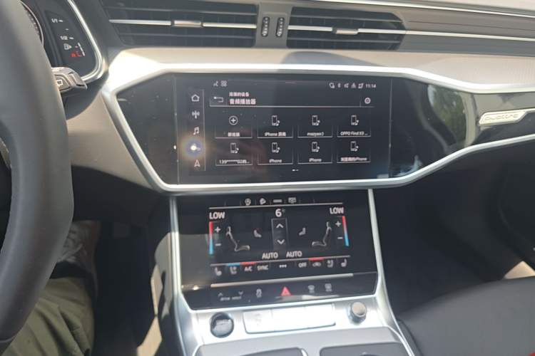 Used Audi A6 2025 allroad quattro Explorer 55 TFSI Prestige Off-Road Model Audio And AC Panel