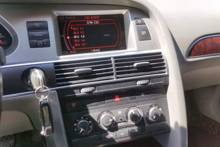 Used Audi A6L 2008 2.0T Manual Standard Edition Audio And AC Panel