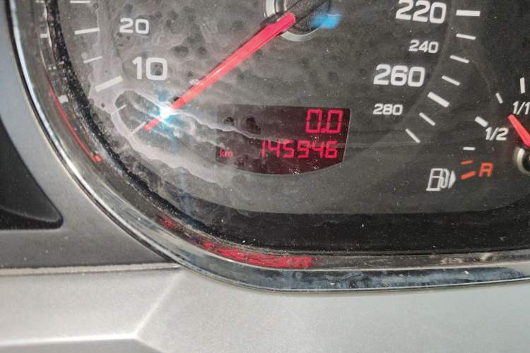 Used Audi A6L 2008 2.4L Technology version Odometer Close Up