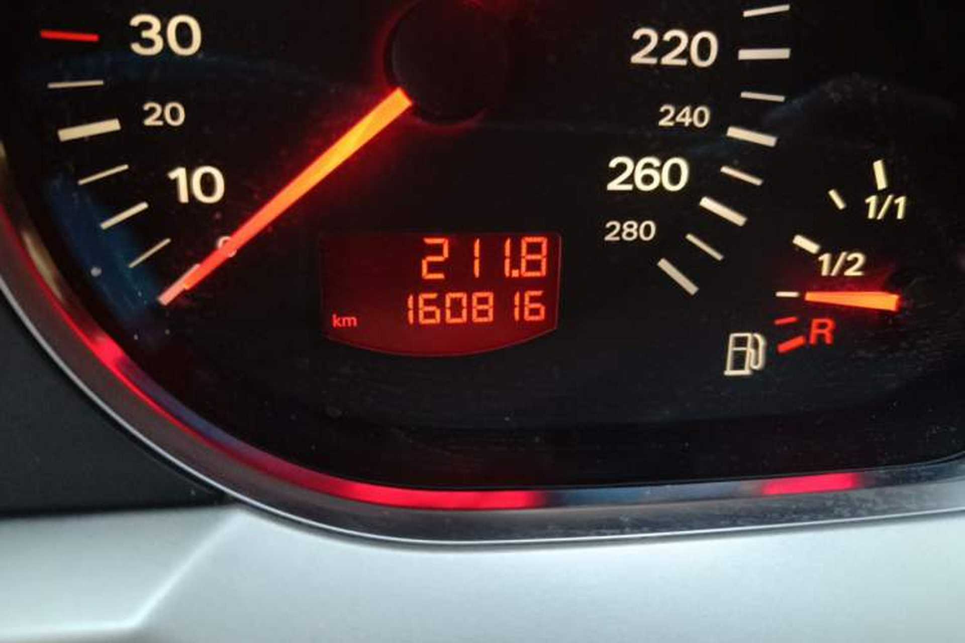 Used Audi A6L 2008 3.2 FSI Prestige Edition Odometer Close Up