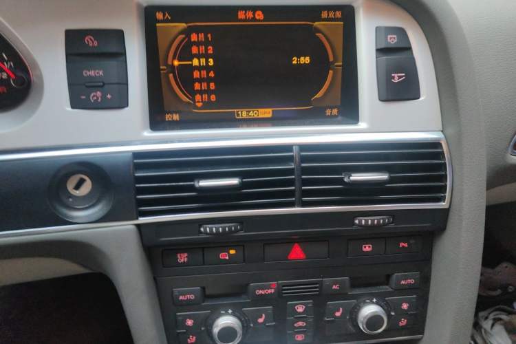 Used Audi A6L 2009 3.0 TFSI quattro Luxury Model Audio And AC Panel
