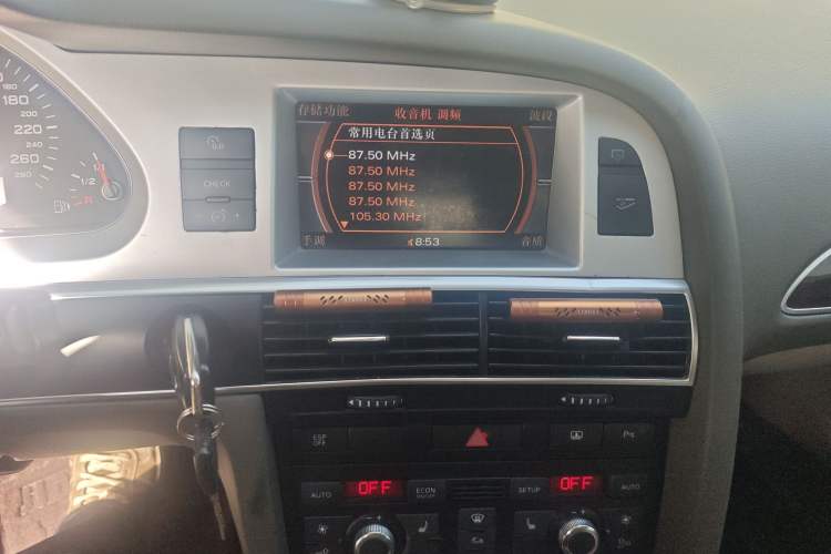 Used Audi A6L 2009 2.8 FSI Comfort & Entertainment Model Audio And AC Panel