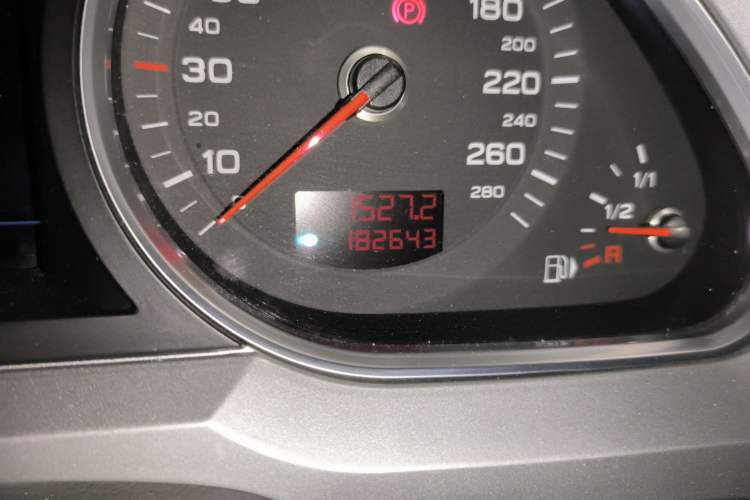 Used Audi A6L 2009 3.0 TFSI quattro Luxury Model Odometer Close Up
