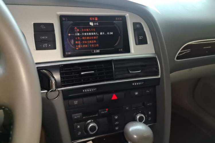 Used Audi A6L 2010 2.4L Technology Edition Audio And AC Panel
